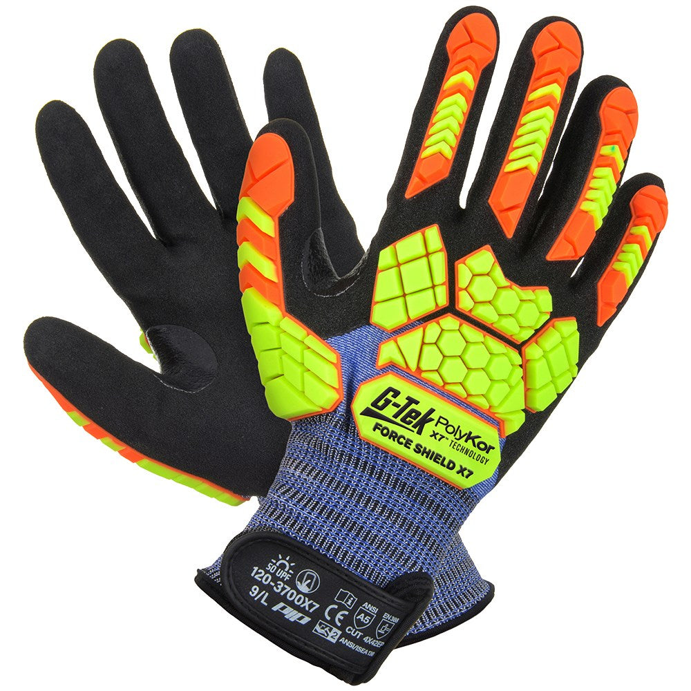 G-TEK FORCESHIELD POLYKOR X7 GLOVE SIZE 8