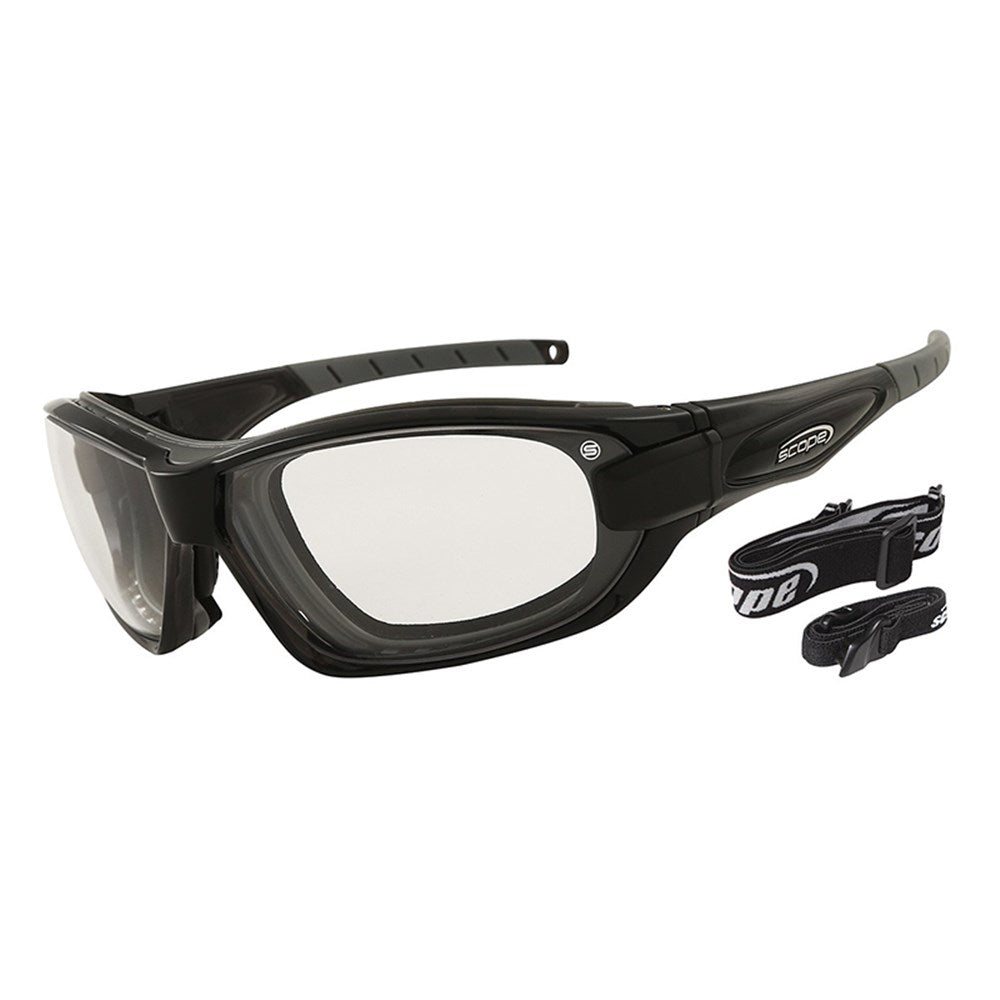 Genisys Plus Black Frame Titanium AF/AS Clear Lens
