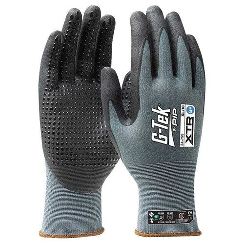 G-Tek XTR 15G GP Nitrile Dotted Glove