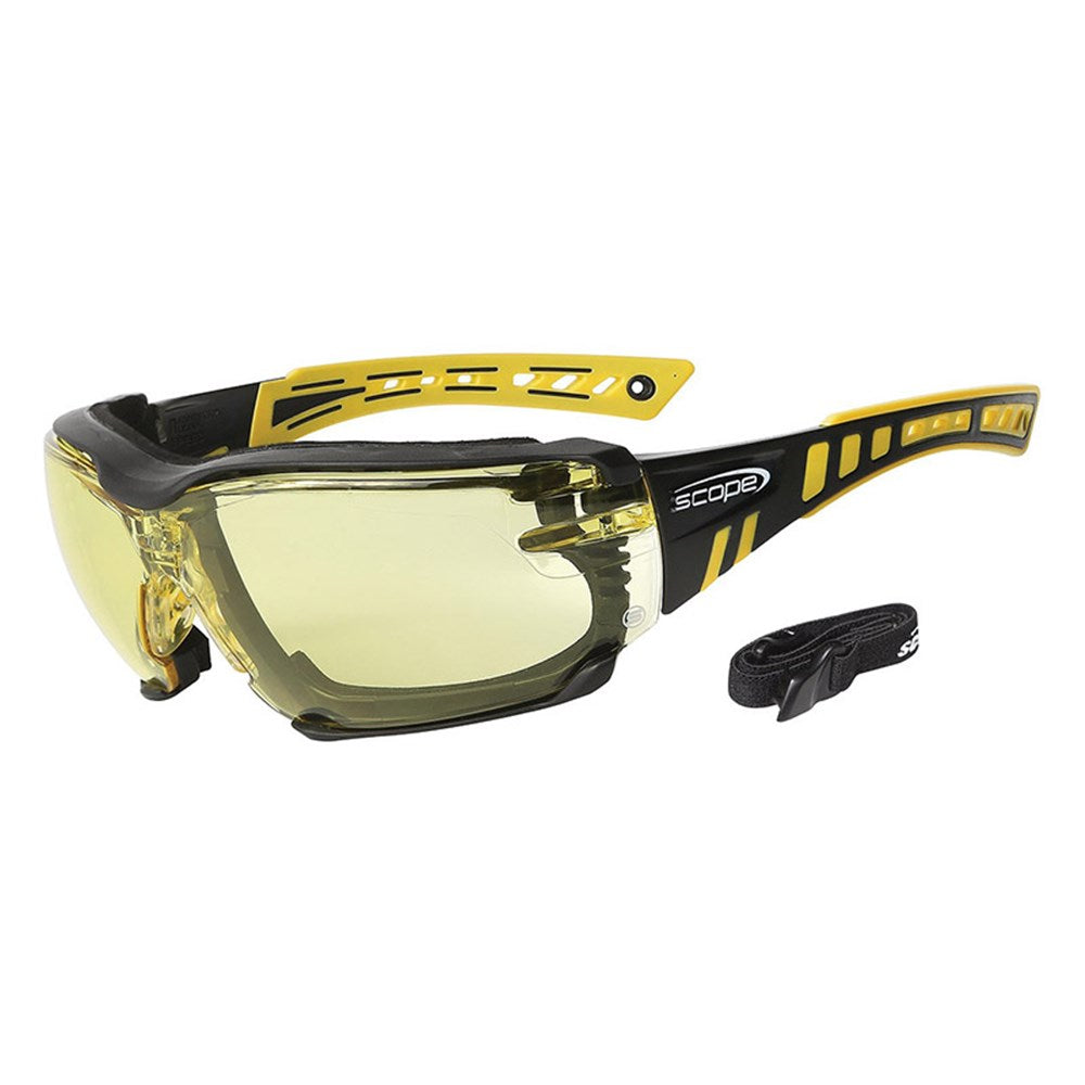 Speed Pro Yellow Black Frame Titanium AF/AS Amber Lens