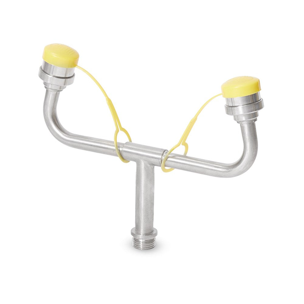 PRATT EYEWASH NOZZLE ASSEMBLY S/STEEL WITH YELLOW DUST CAP SUITS SE693 AND FTL EYEWASH