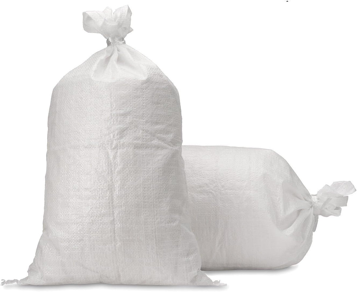 Sandbags - White Poly Woven, MOQ:100 355mm x 840mm