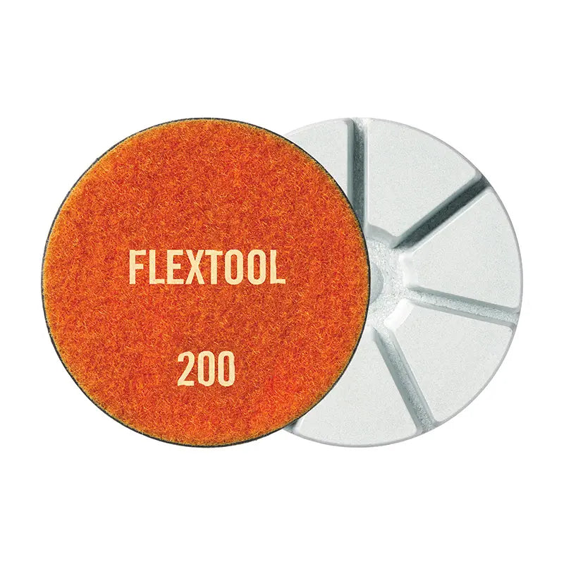 Flextool BladeTec Dry Polishing Resins - Colour / Diamond grit size: Orange / 200 grit