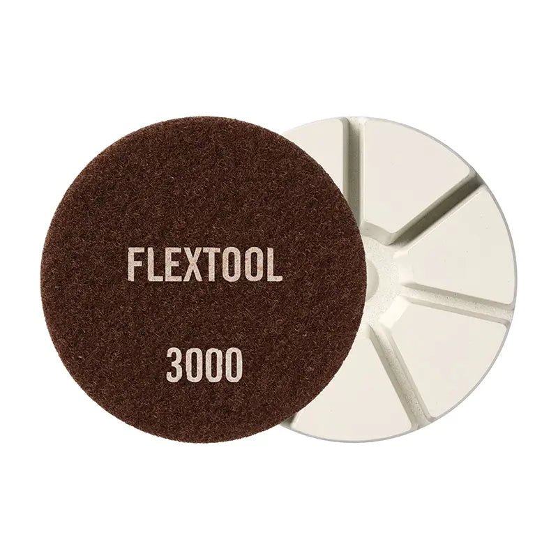 Flextool BladeTec Dry Polishing Resins - Colour / Diamond grit size: Brown / 3000 grit