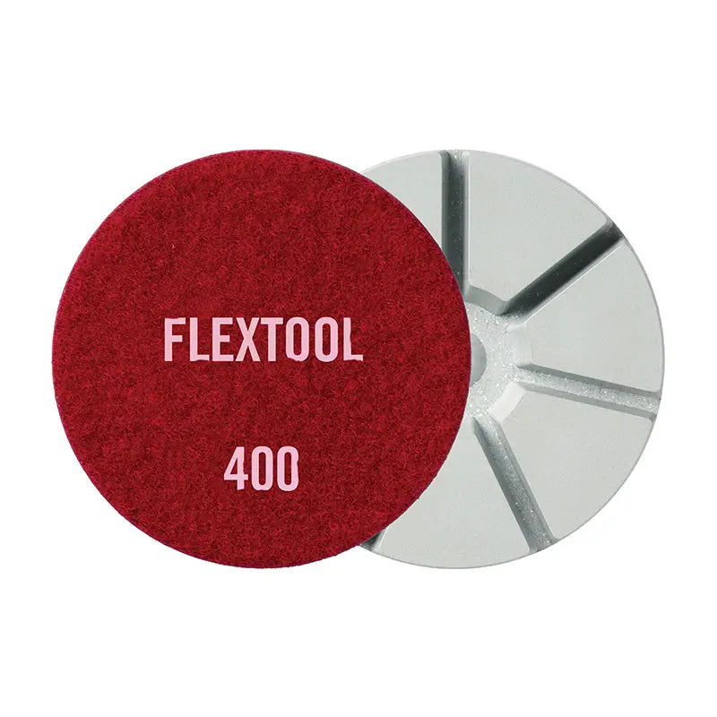 Flextool BladeTec Dry Polishing Resins - Colour / Diamond grit size: Red / 400 grit