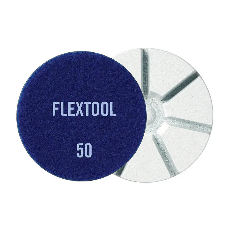 Flextool BladeTec Dry Polishing Resins - Colour / Diamond grit size: Navy Blue / 50 grit