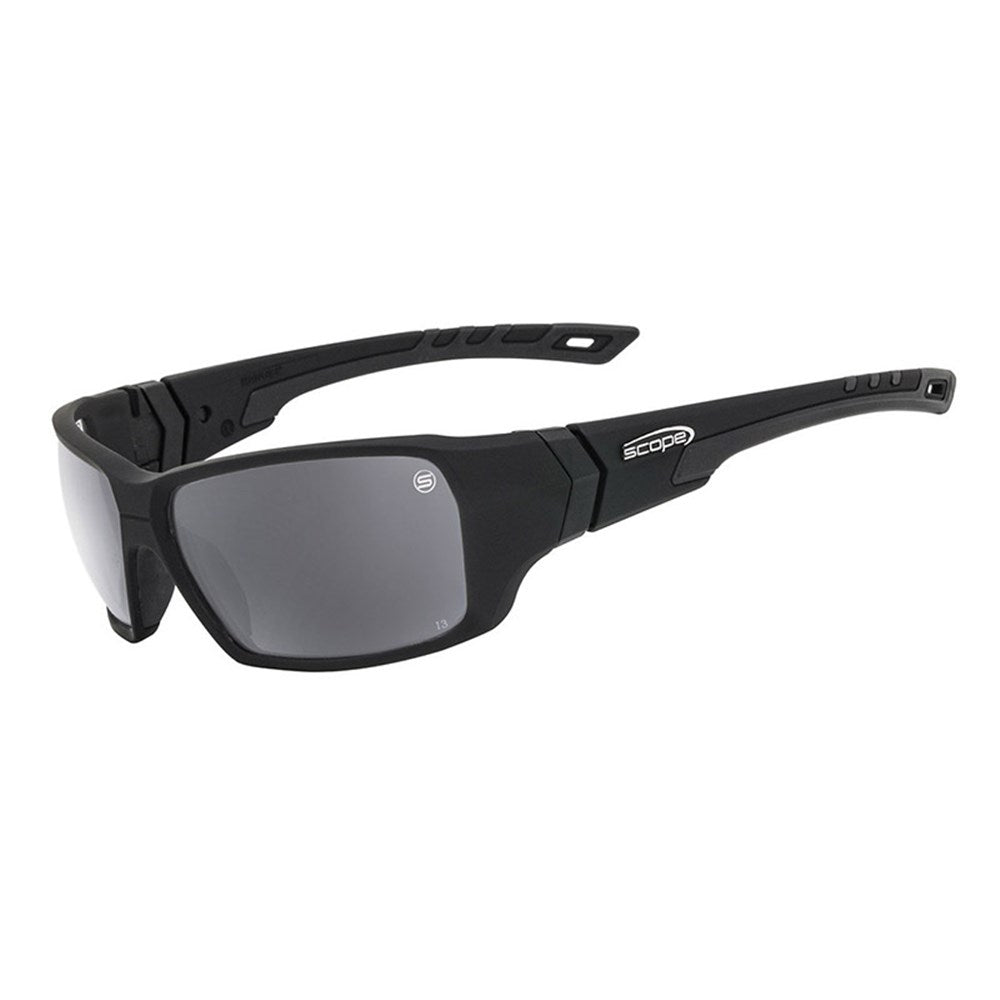 Ranger Frozen Black Frame Silver Mirror Lens