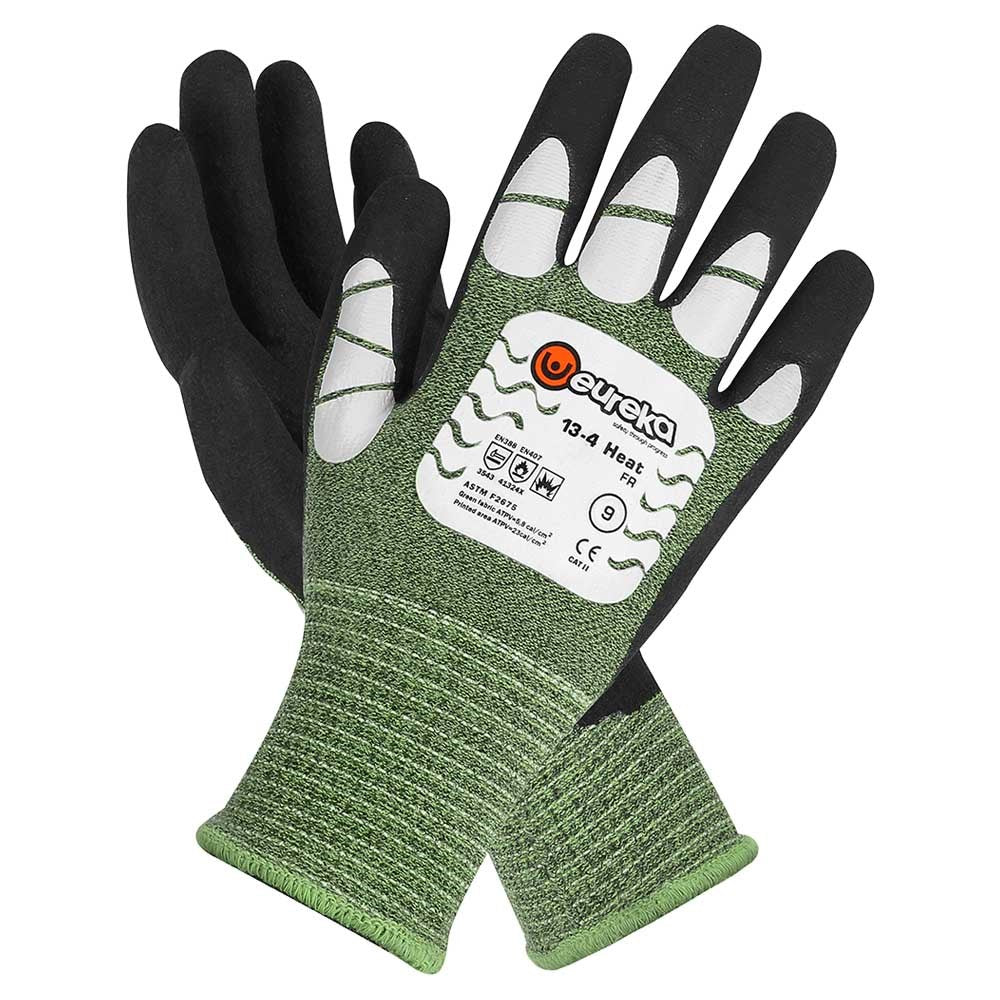 EUREKA HEAT FR NITRILE GLOVE SIZE L