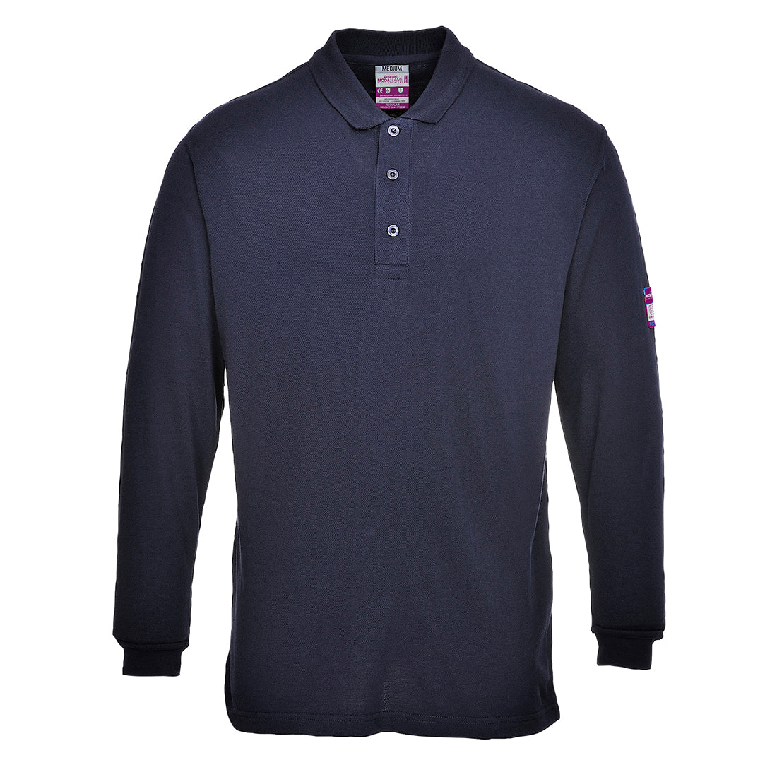 Modaflame Anti-Static FR Long Sleeve Polo Shirt