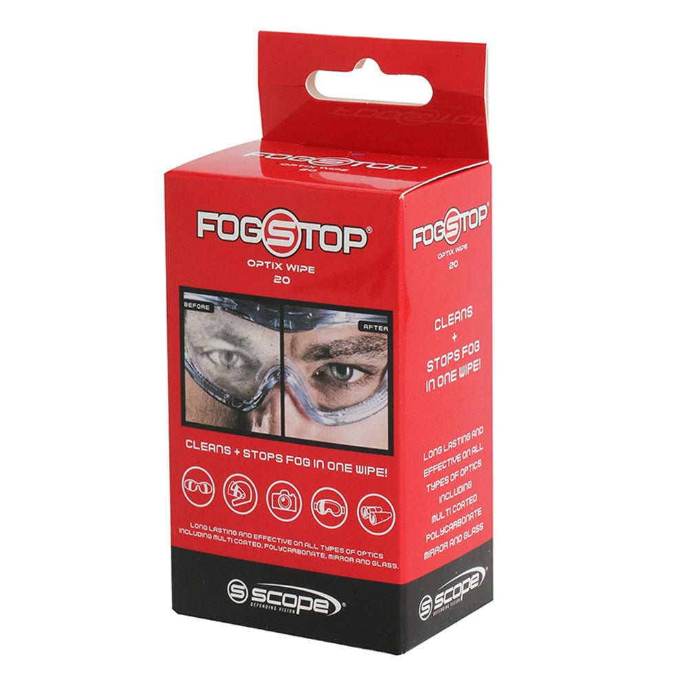 Fog Stop Optix Wipes / Pack 20