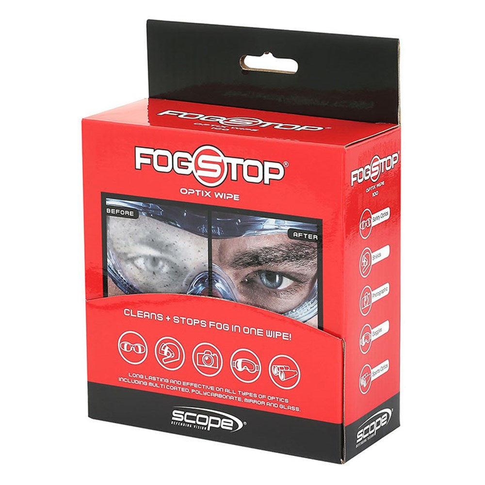 Fog Stop Optix Wipes / Box100