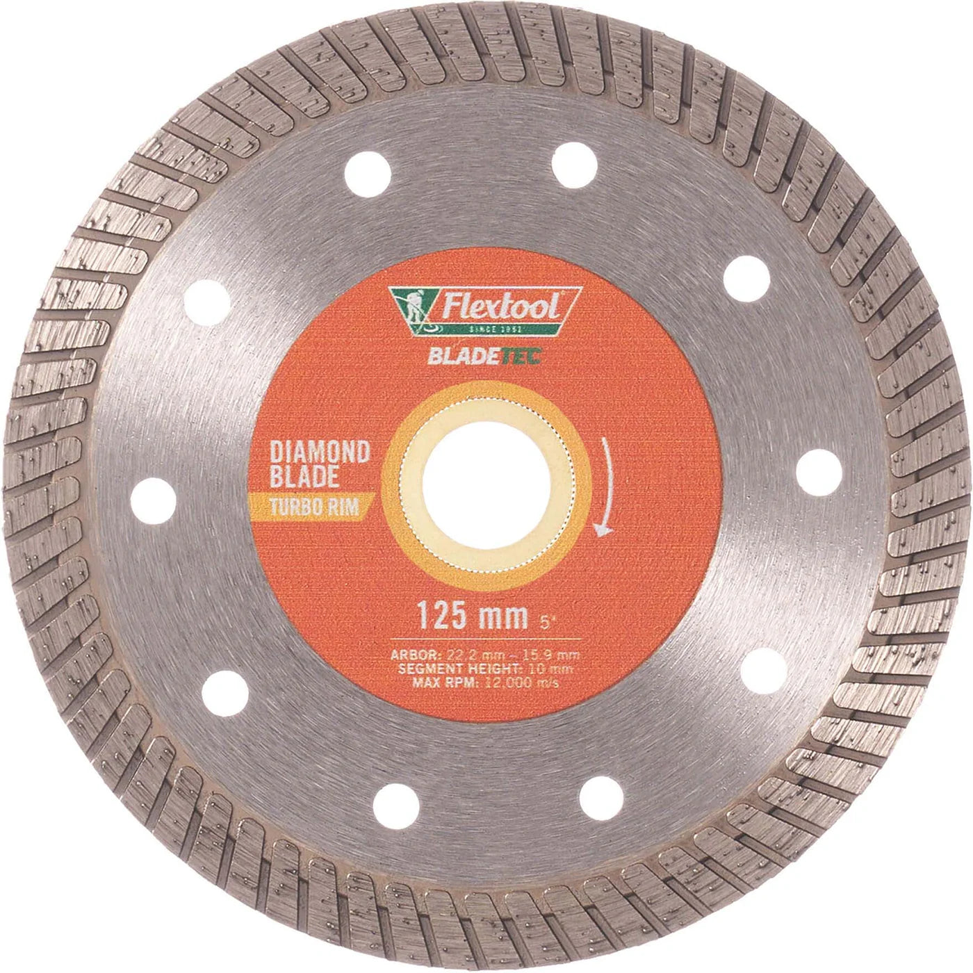 Flextool 125/5 Turbo Rim BladeTec Diamond Blade