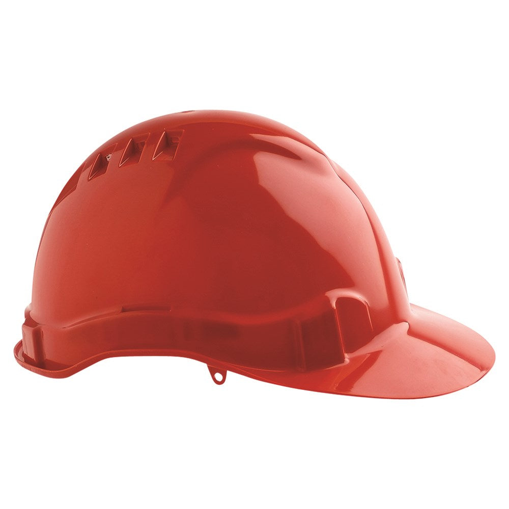 V6 Hard Hat Vented Pushlock Harness - Red