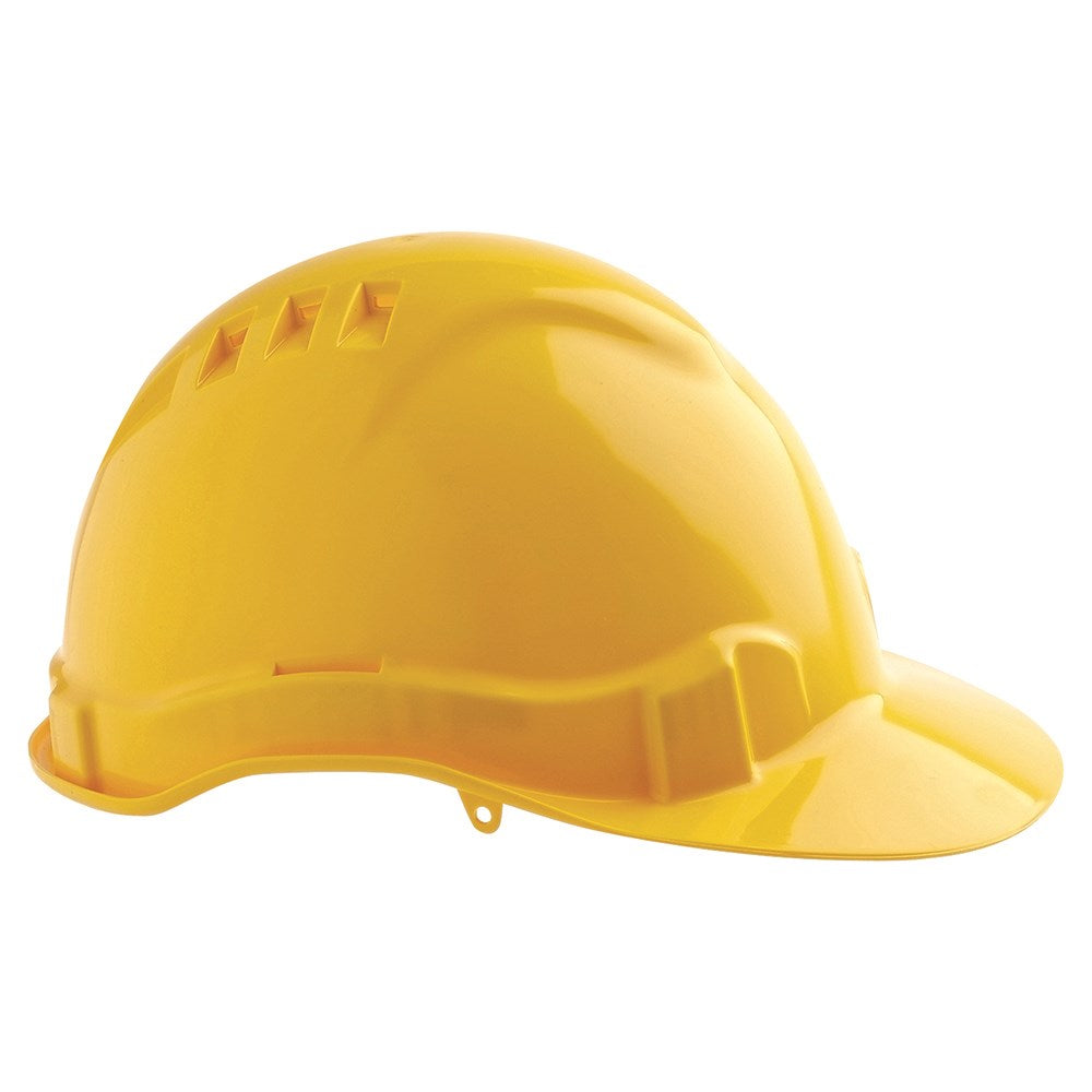 V6 Hard Hat Vented Pushlock Harness - Yellow