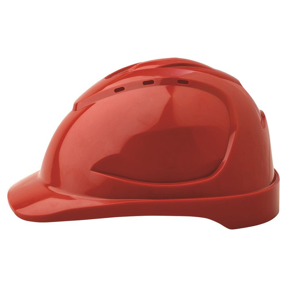 V9 Hard Hat Vented Pushlock Harness - Red