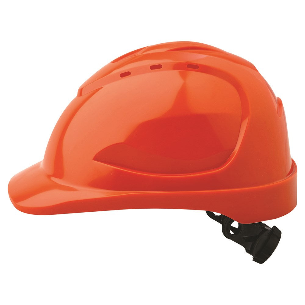 V9 Hard Hat Vented Ratchet Harness - Orange