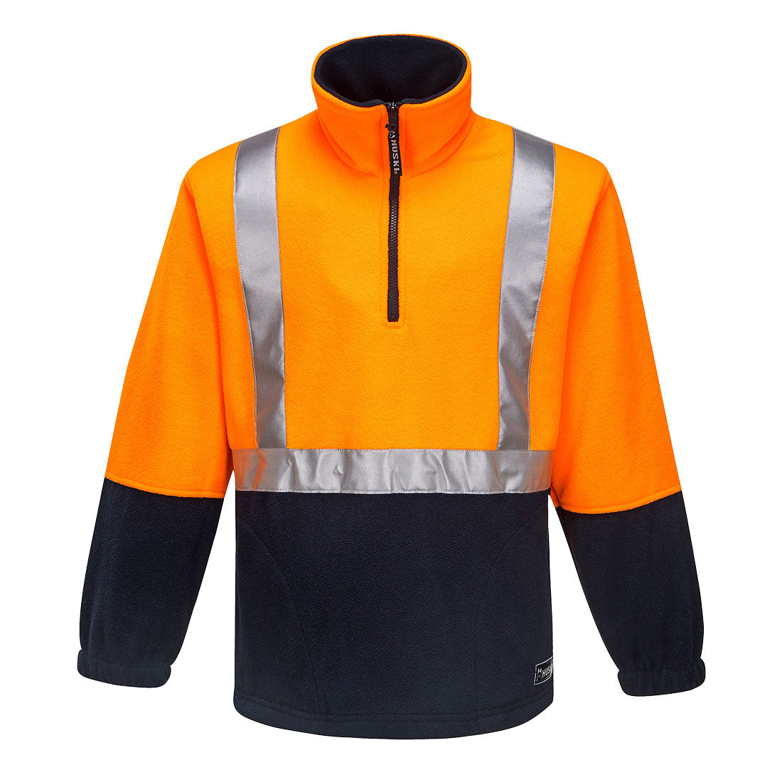 Huski Utility Hi-Vis Contrast 1/4 Zip Polar Fleece