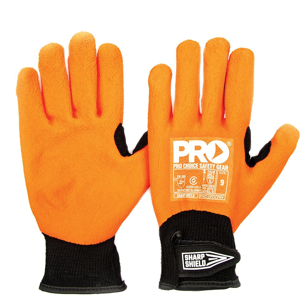 Sharp Shield Needle Resistant Gloves Orange 12
