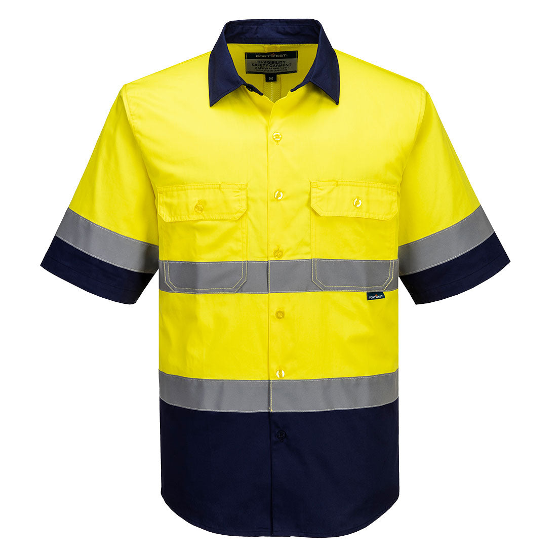 Industrial Hi-Vis Lightweight Contrast Shirt S/S