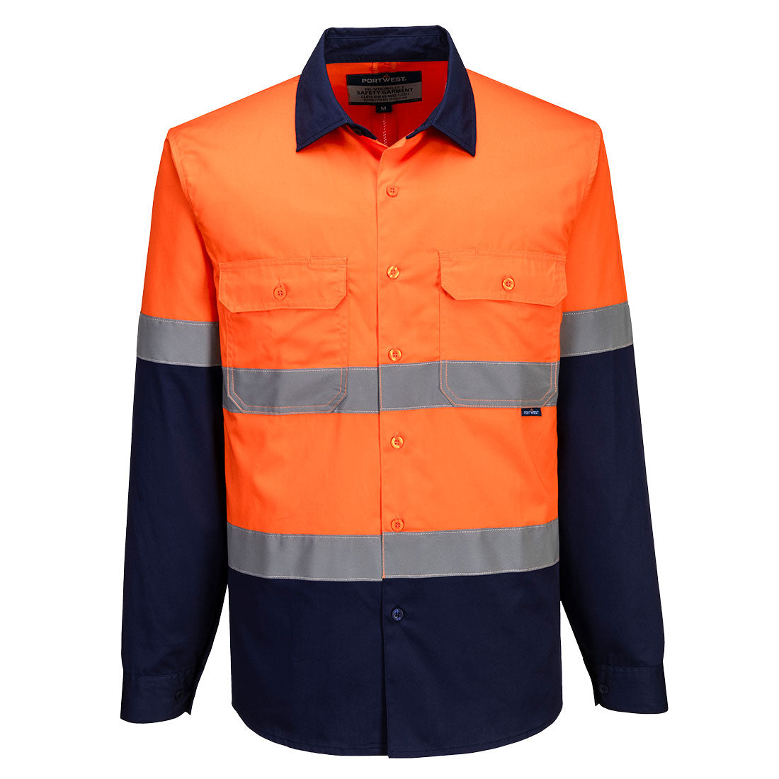 Industrial Hi-Vis Lightweight Contrast Shirt L/S