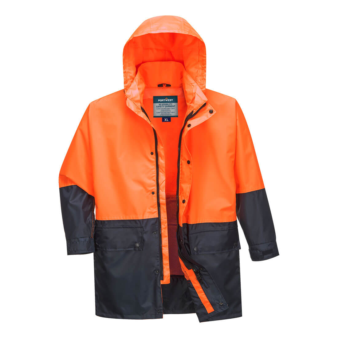 Kimberley Hi-Vis Contrast Class D Rain Traffic Jacket