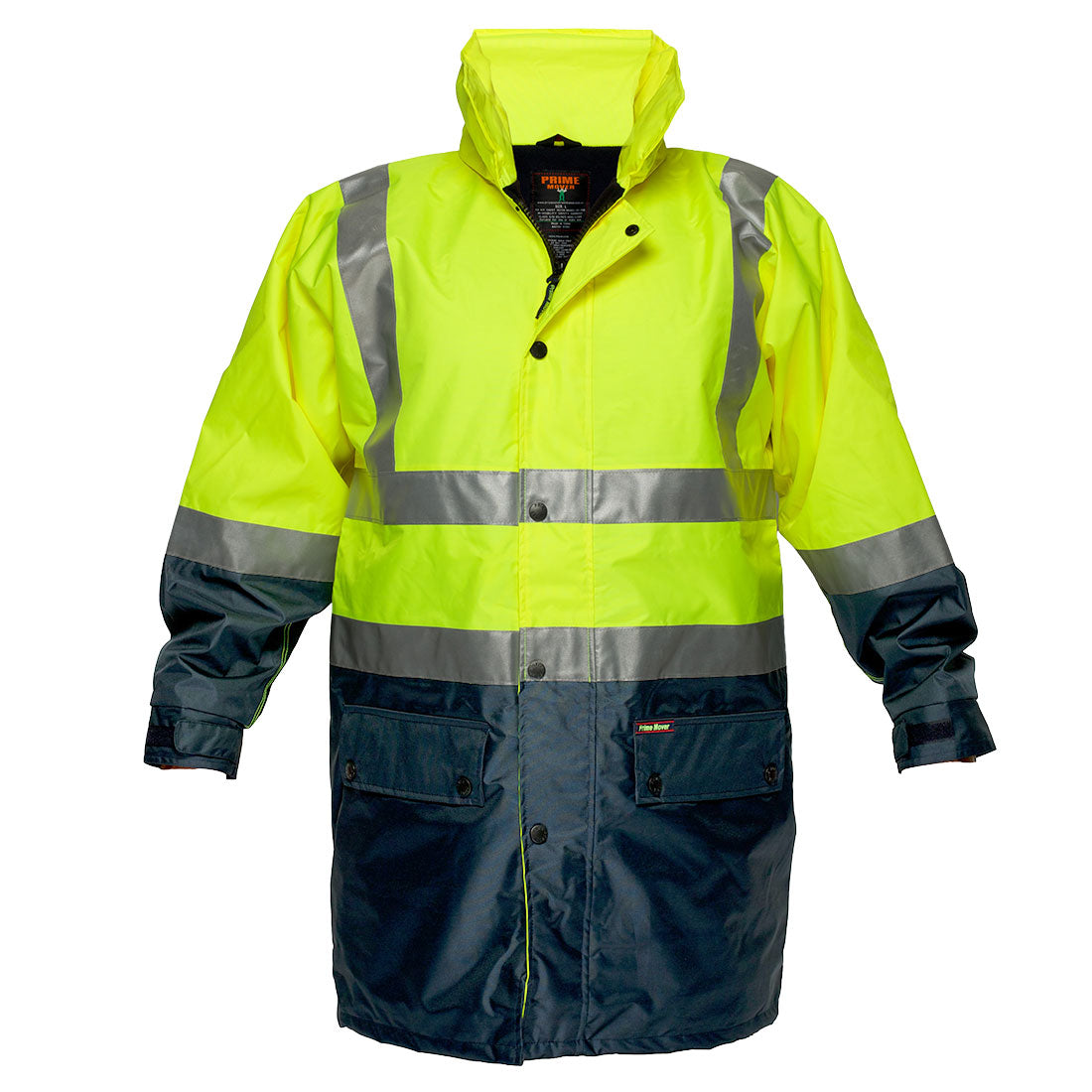 Hi-Vis Polar Fleece Lined Contrast Traffic Jacket