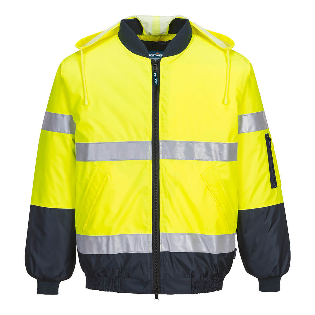 Hi-Vis Contrast Bomber Jacket