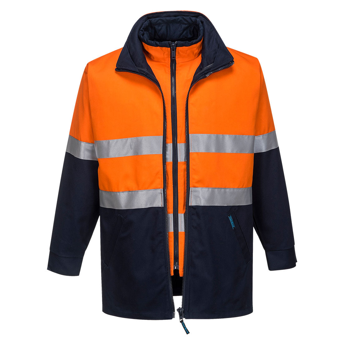 Hume Hi-Vis 4-in-1 Contrast Work Jacket