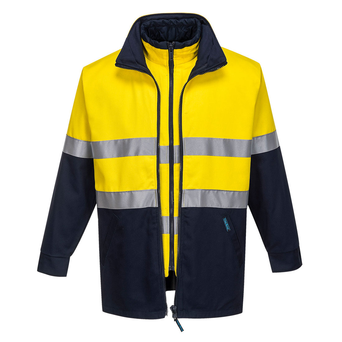 Hume Hi-Vis 4-in-1 Contrast Work Jacket