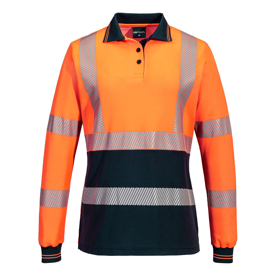 Hi-Vis Cotton Comfort Polo Shirt L/S