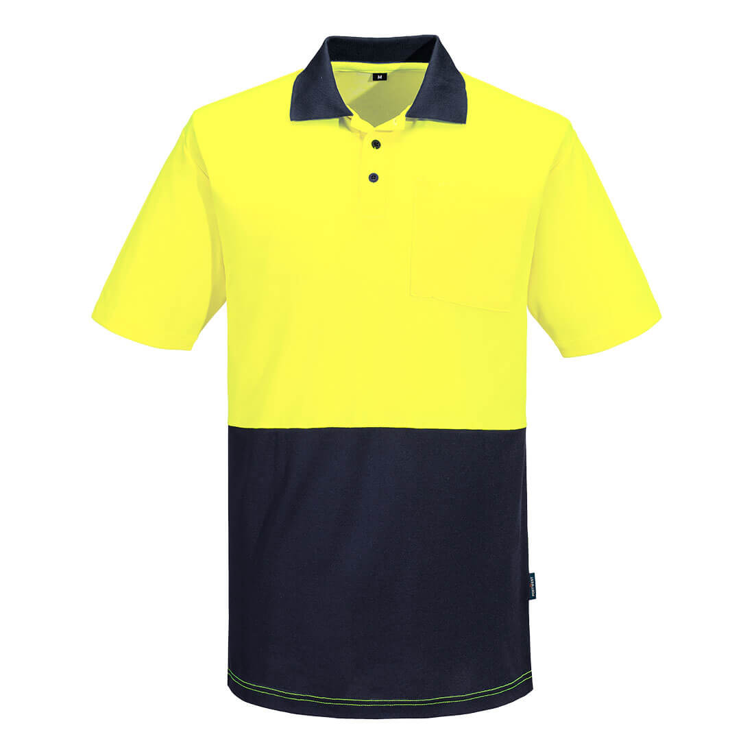 Hi-Vis Cotton Comfort Contrast Class D Polo Shirt S/S