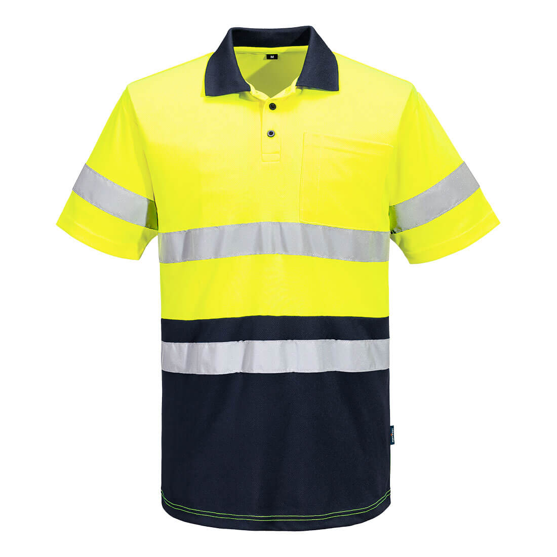 Hi-Vis Contrast Polo Shirt S/S