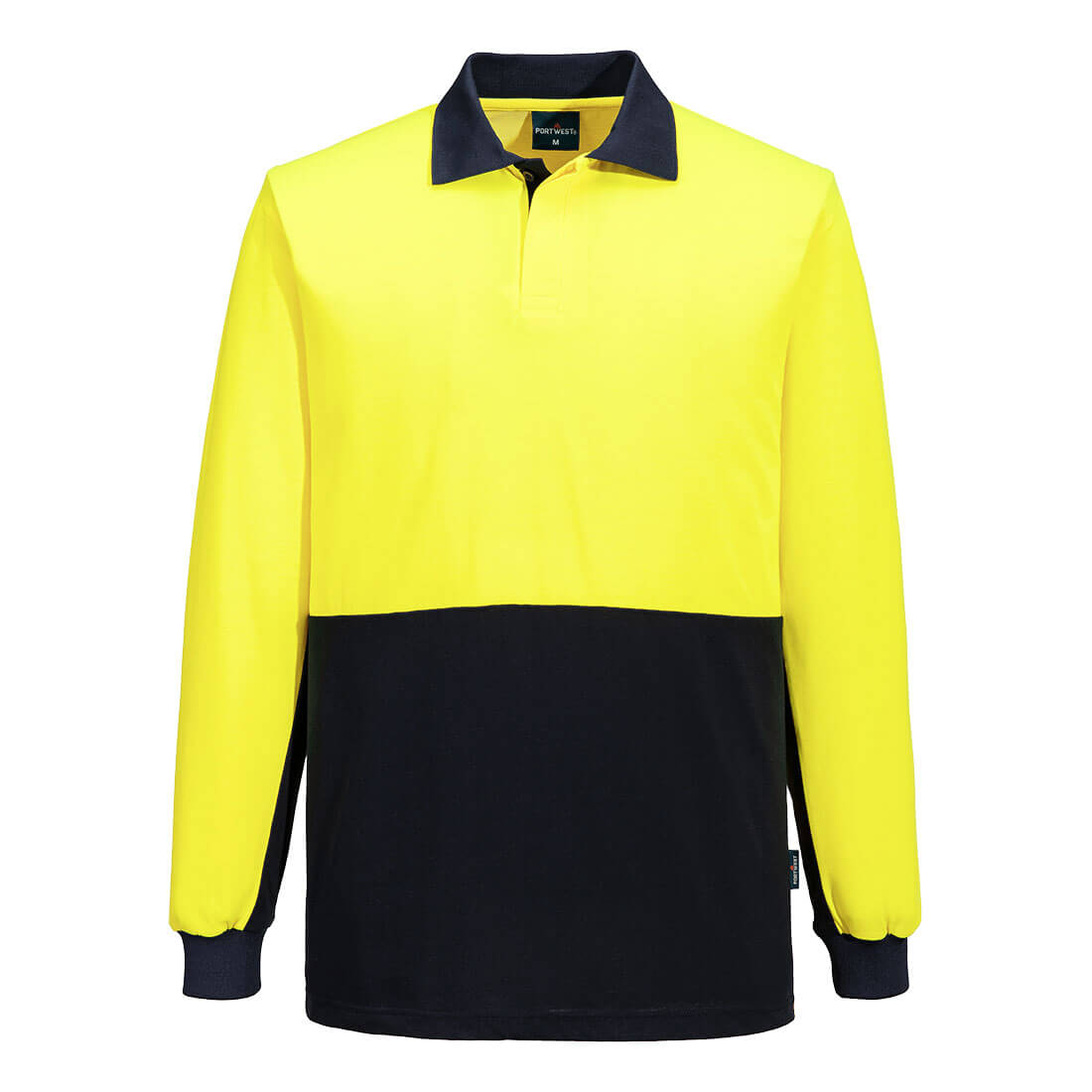 Hi-Vis Contrast Class D Polo Shirt L/S