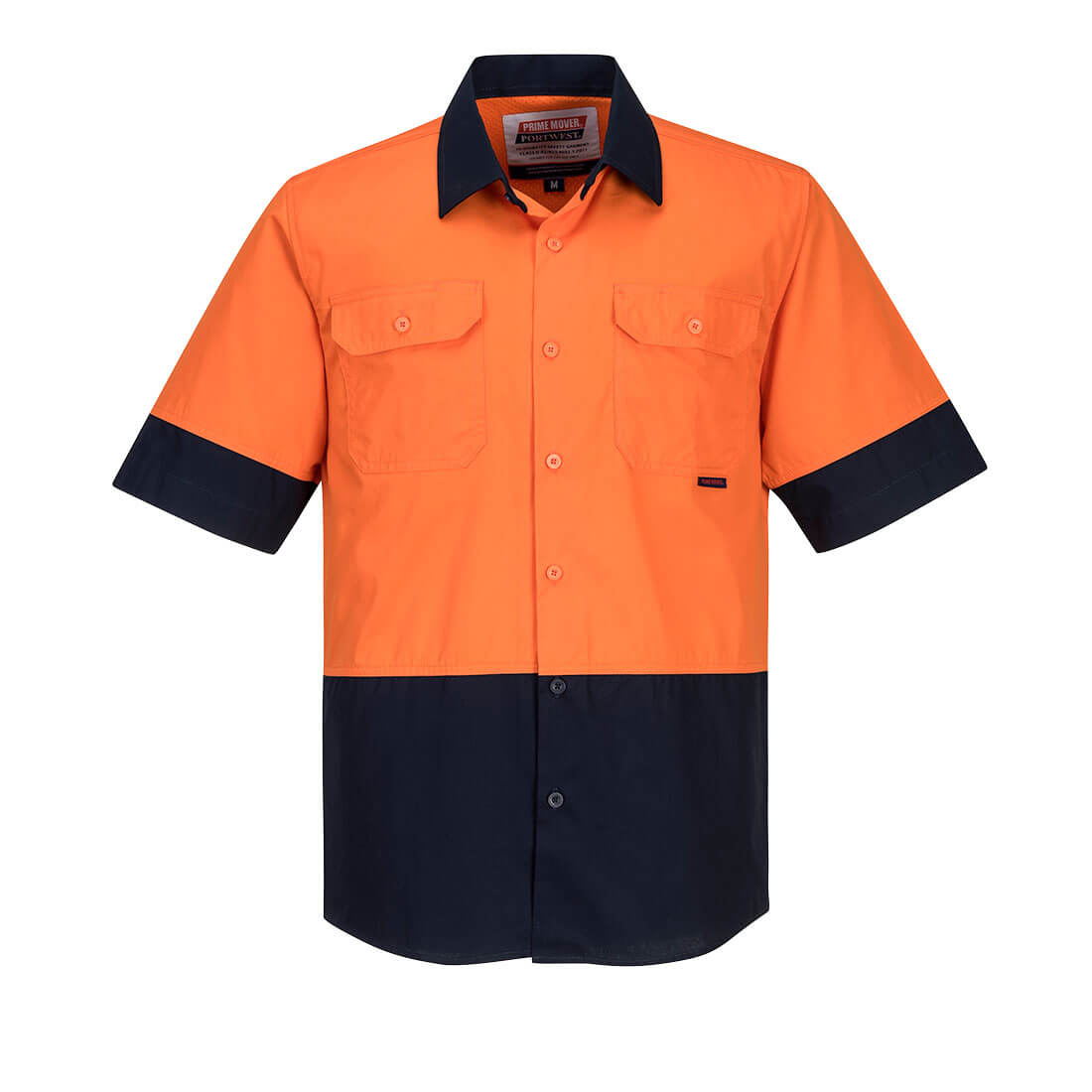 Canberra Hi-Vis Lightweight Contrast Class D Shirt S/S