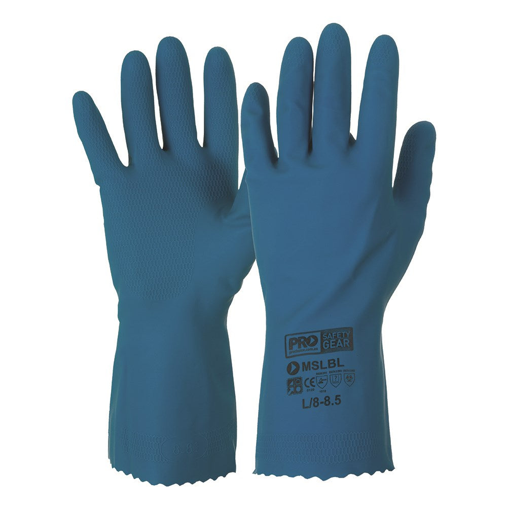 Blue Silverlined Gloves 2XL (10-10.5)