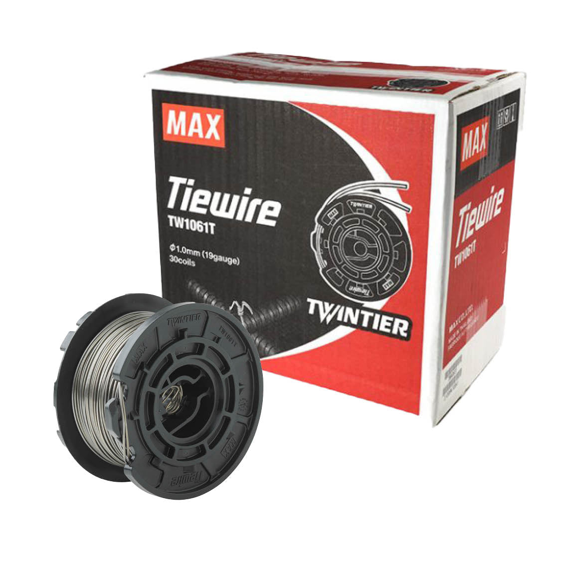 MAX TW1061T Twin Tie Wire 30 Coils (Low Carbon Steel)