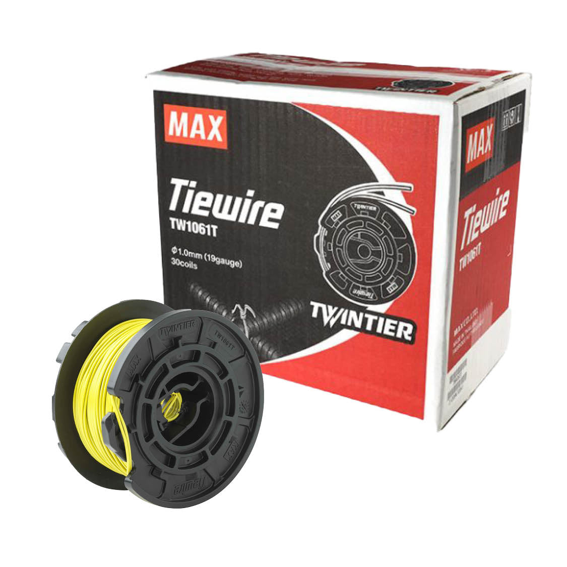 MAX TW1061T Twin Tie Wire 30 Coils (Poly Coated)