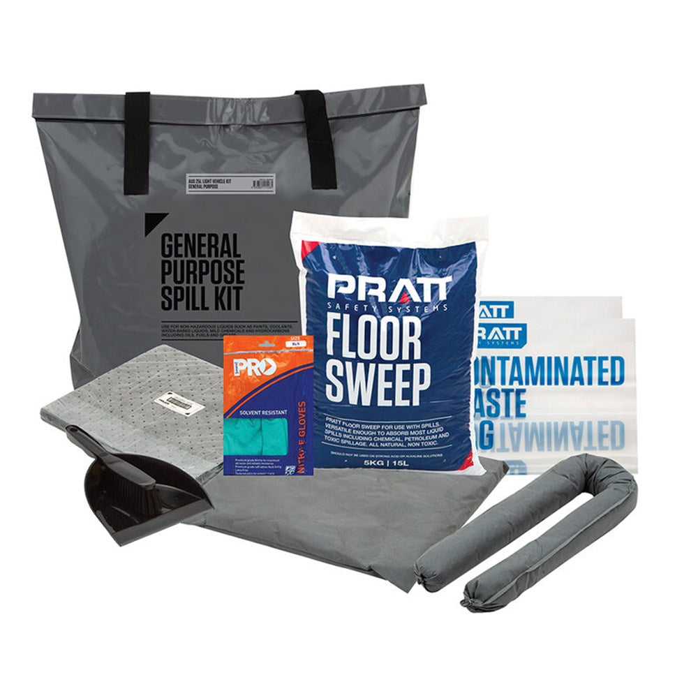 General Purpose Light Vehicle Spill Kit 25L