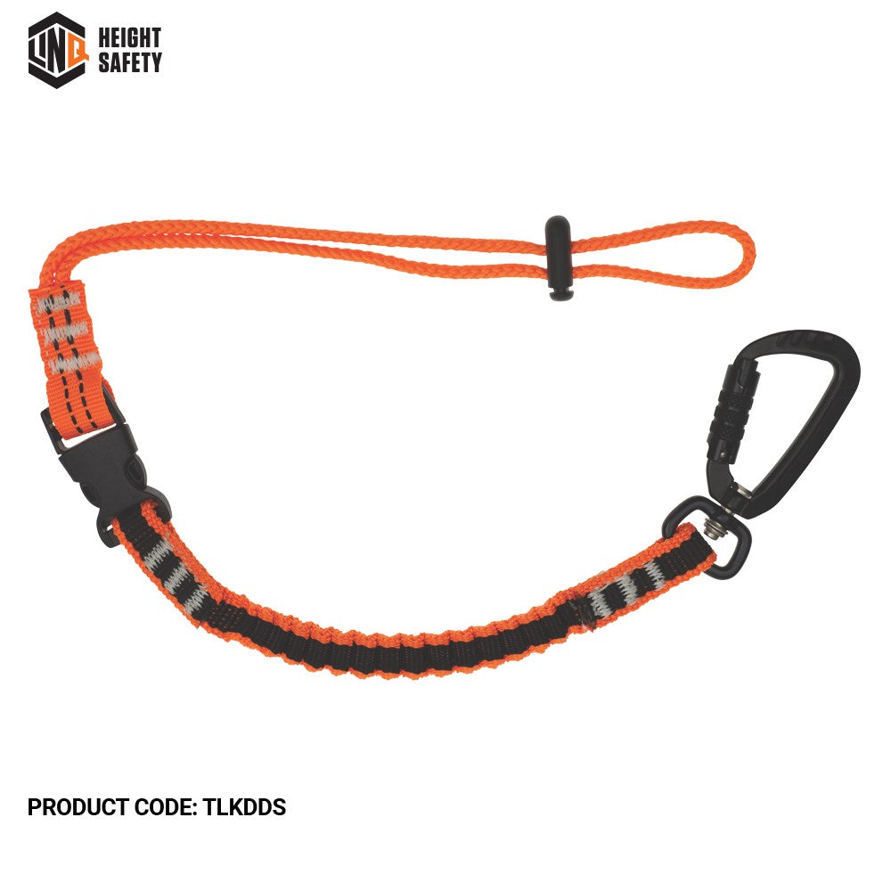 Tool Lanyard With Double Action Karabiner & Detachable Tool Strap