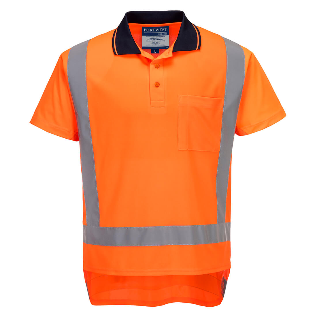 TTMC-W17 Hi-Vis X Back Polo Shirt S/S
