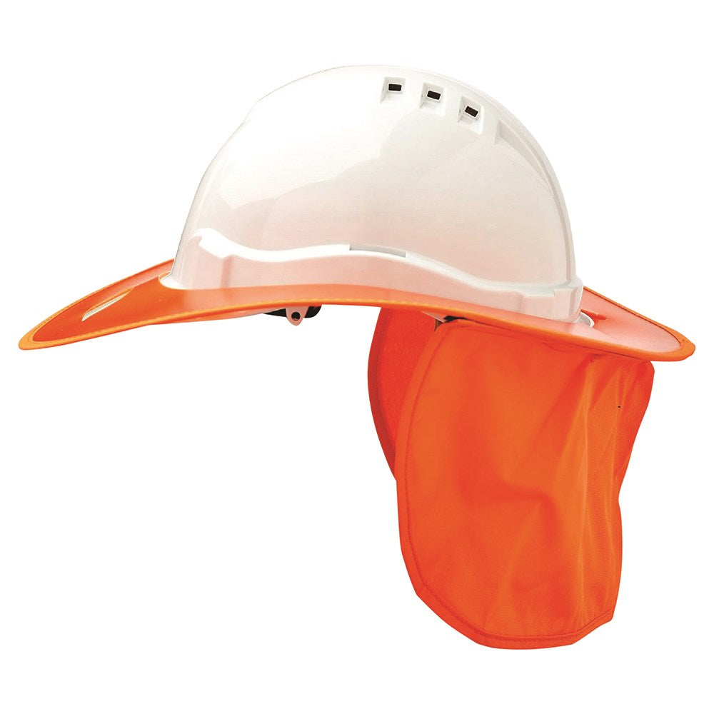 V6 Hard Hat Plastic Brim Fluro Orange