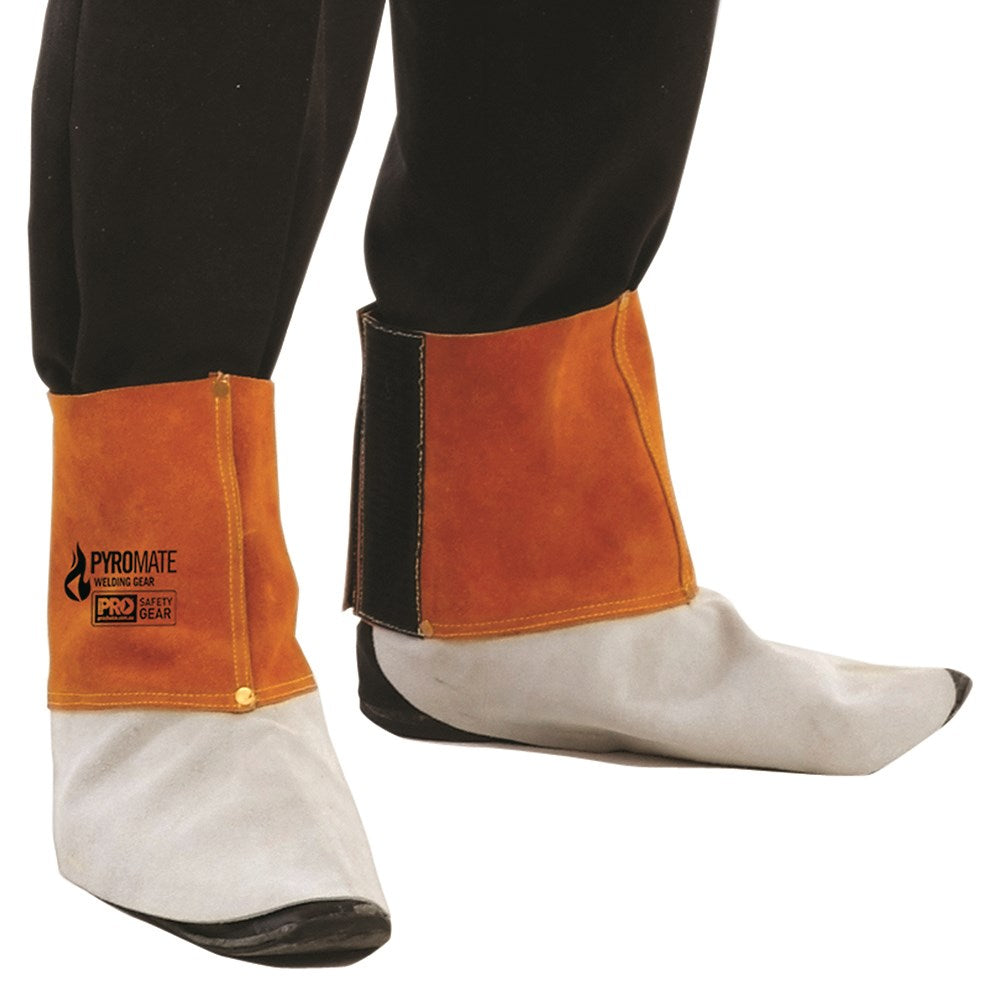 Pyromate Welders Leather Spats Large
