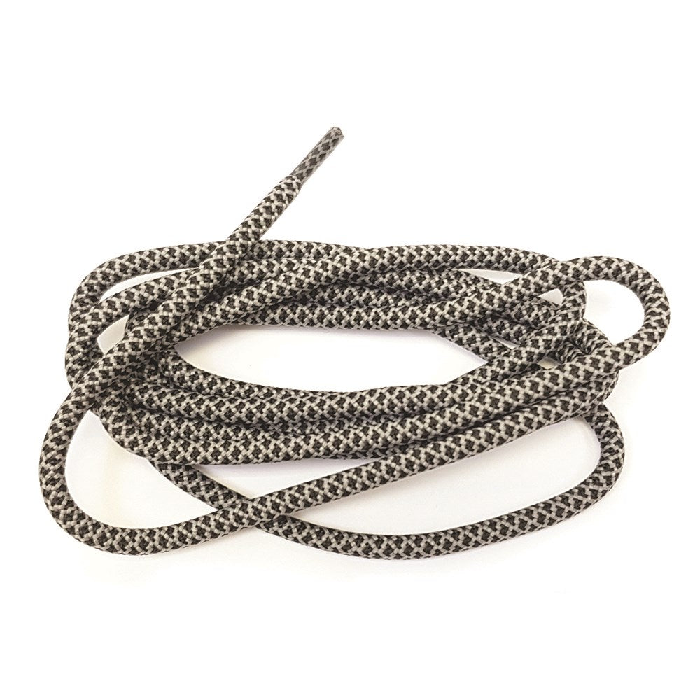 BISON SAFETY BOOT LACES BLACK/GREY 182 CM