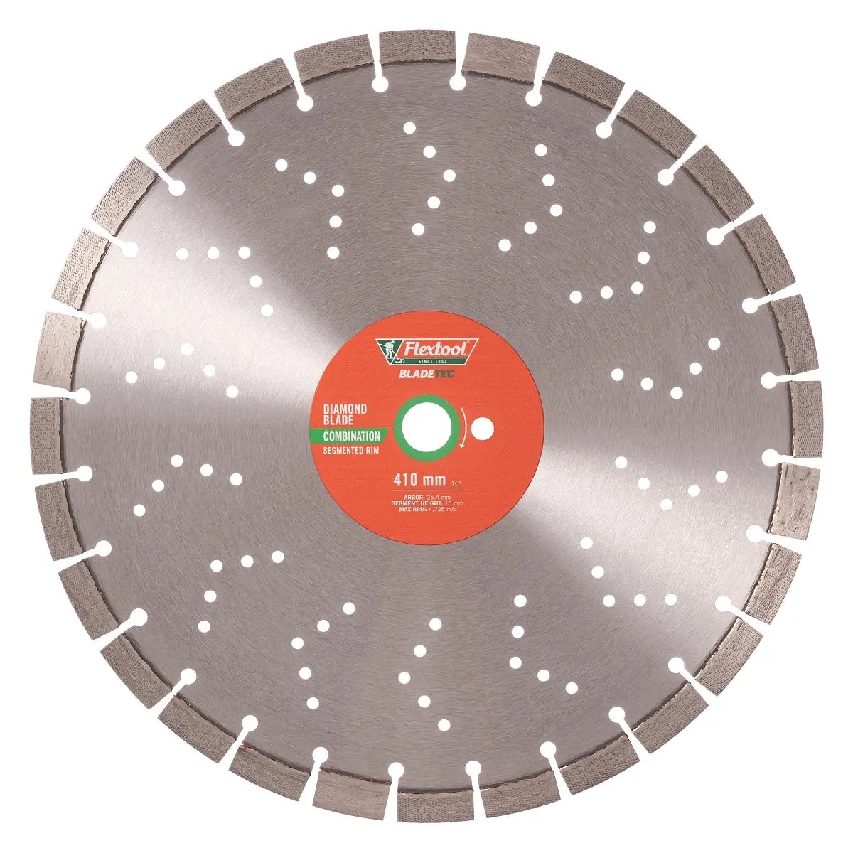 BLADETEC DIAMOND BLADE COMBINATION Segmented Rim 320 mm 12"