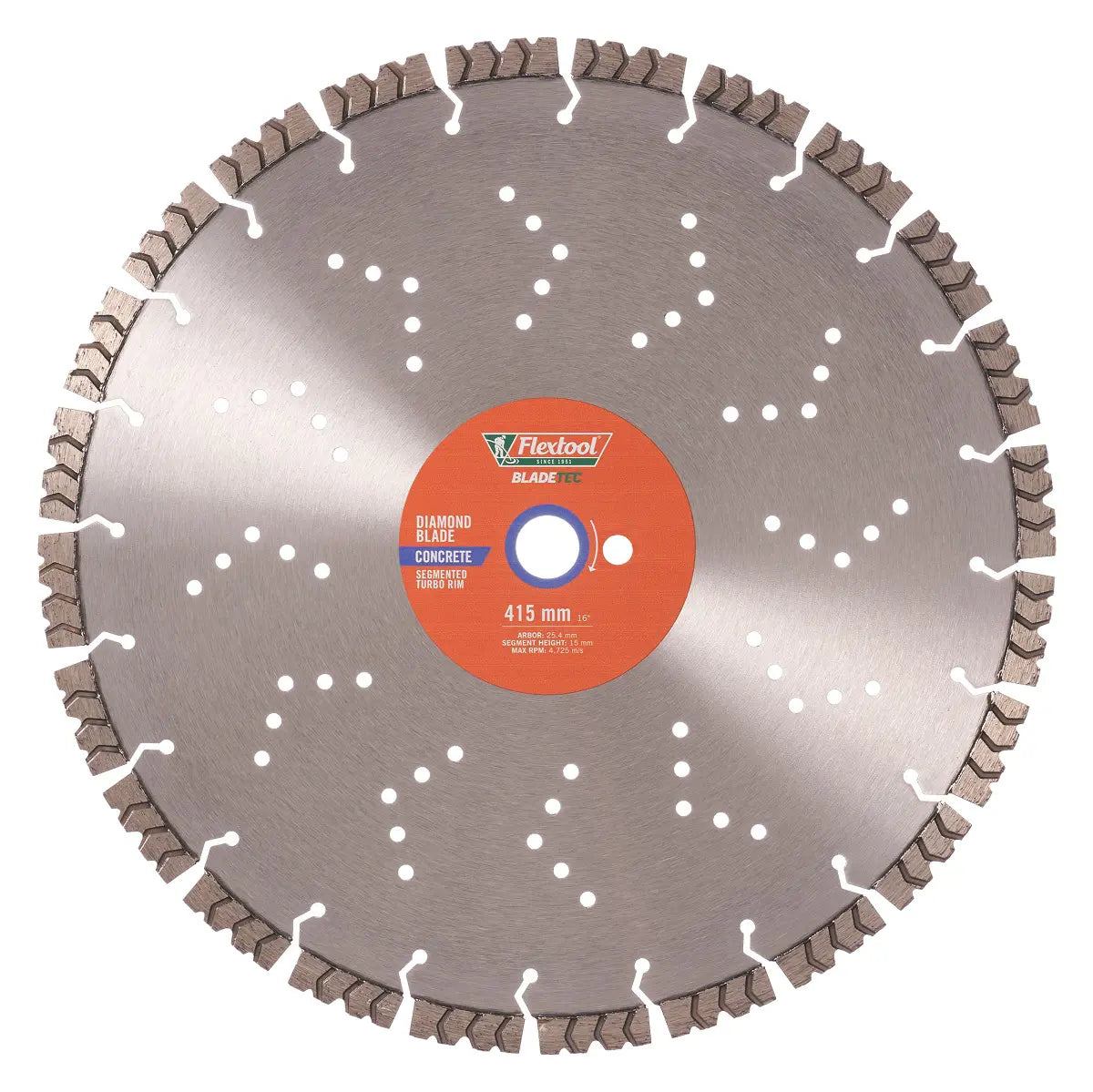 BLADETEC DIAMOND BLADE CONCRETE Segmented Turbo Rim 350 mm 14"
