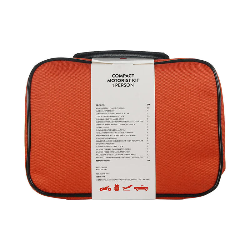 MEDIQ FACMS | COMPACT MOTORIST FIRST AID KIT | SOFT PACK