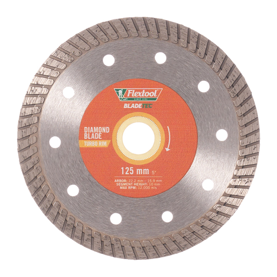 Flextool BladeTec Diamond Blade - Asphalt - Segmented Turbo Rim 450 mm 18"