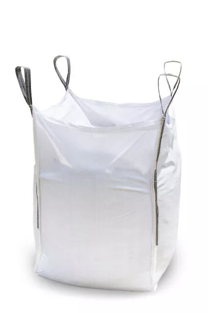 Bulk Bag - 1.2 Tonne Duffle Top Flat Bottom 4 x Loops900mm x 900mm x 900mm