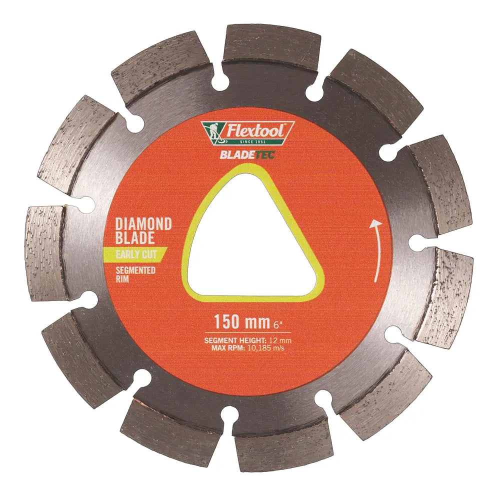 BLADETEC DIAMOND BLADE EARLY CUT 150 mm 6"