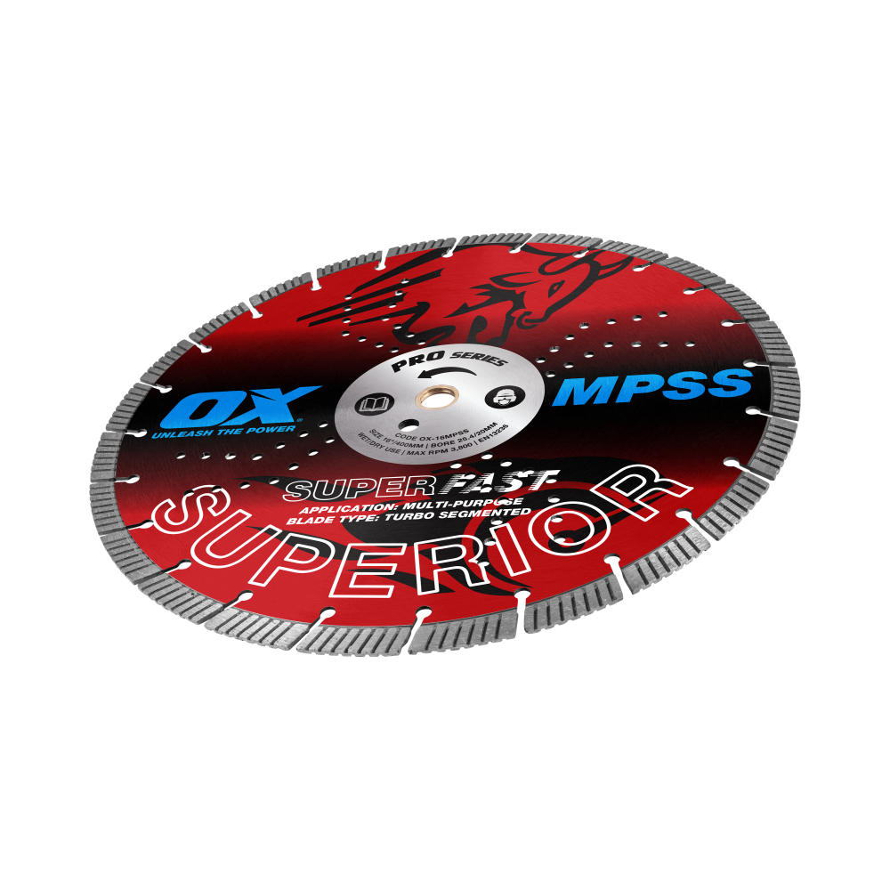 OX Pro Superior Superfast Turbo Segmented Blade 400mm - Multi-Purpose